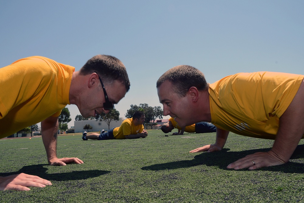 Mock physical fitness assessment