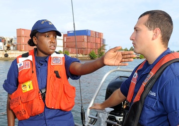 Man overboard drill in Miami