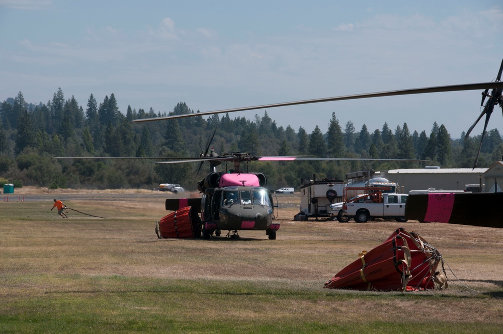 California National Guard fight Rim fire near Yosemite