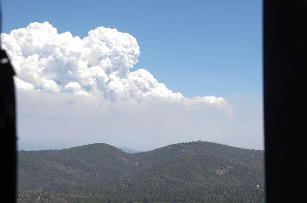 California National Guard fights Rim fire near Yosemite
