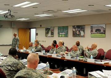 85th Support Command hosts First Army, Division-West command team Army Reserve orientation brief