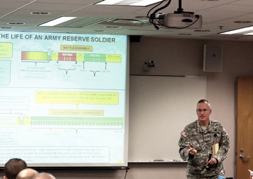 85th Support Command hosts First Army, Division-West command team Army Reserve orientation brief