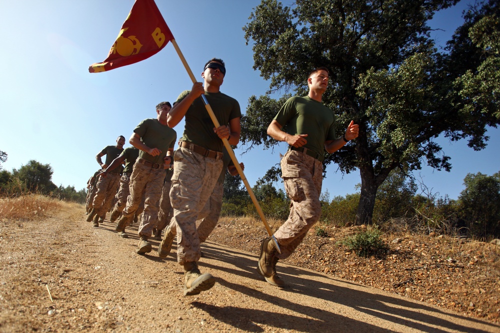 SPMAGTF-CR Marines train in Principe, Spain