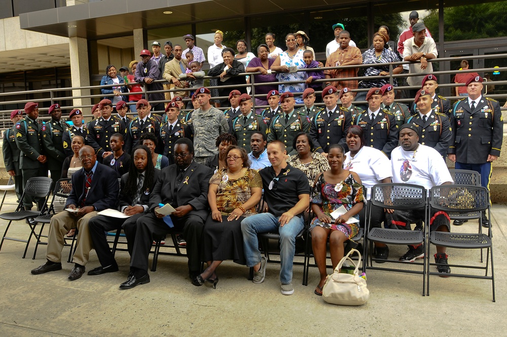 White Falcons attend dedication ceremony to fallen comrade