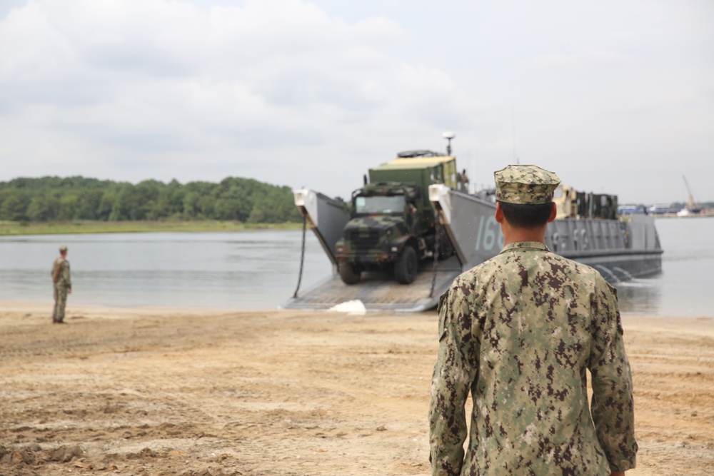 On land and sea: CLB-24 trains for humanitarian efforts