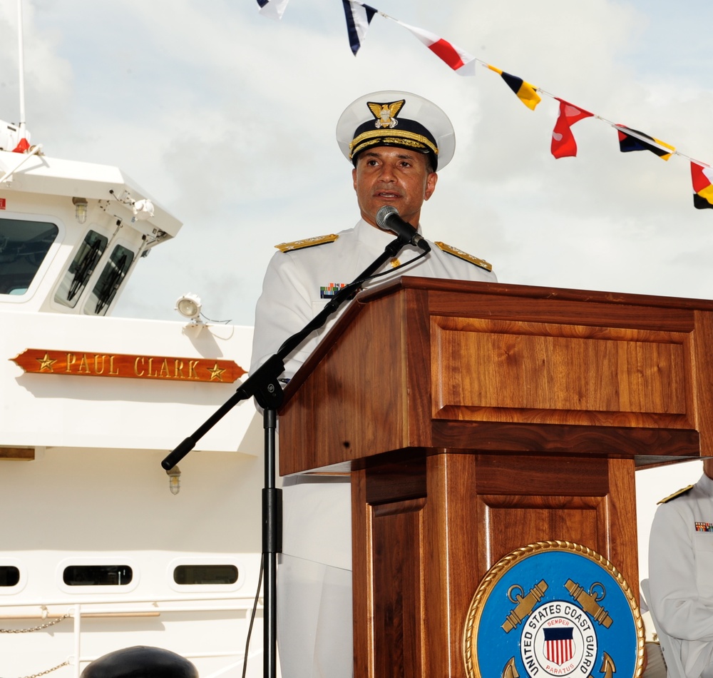 Coast Guard Cutter Paul Clark commissioning