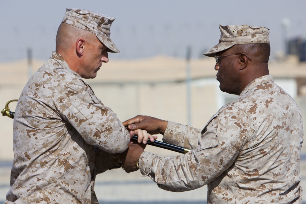 Relief and Appointment: CLR-2 welcomes Marines, sergeant major