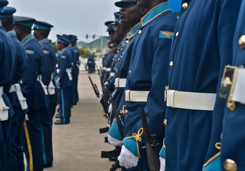 Ghanaian air force guard of honor