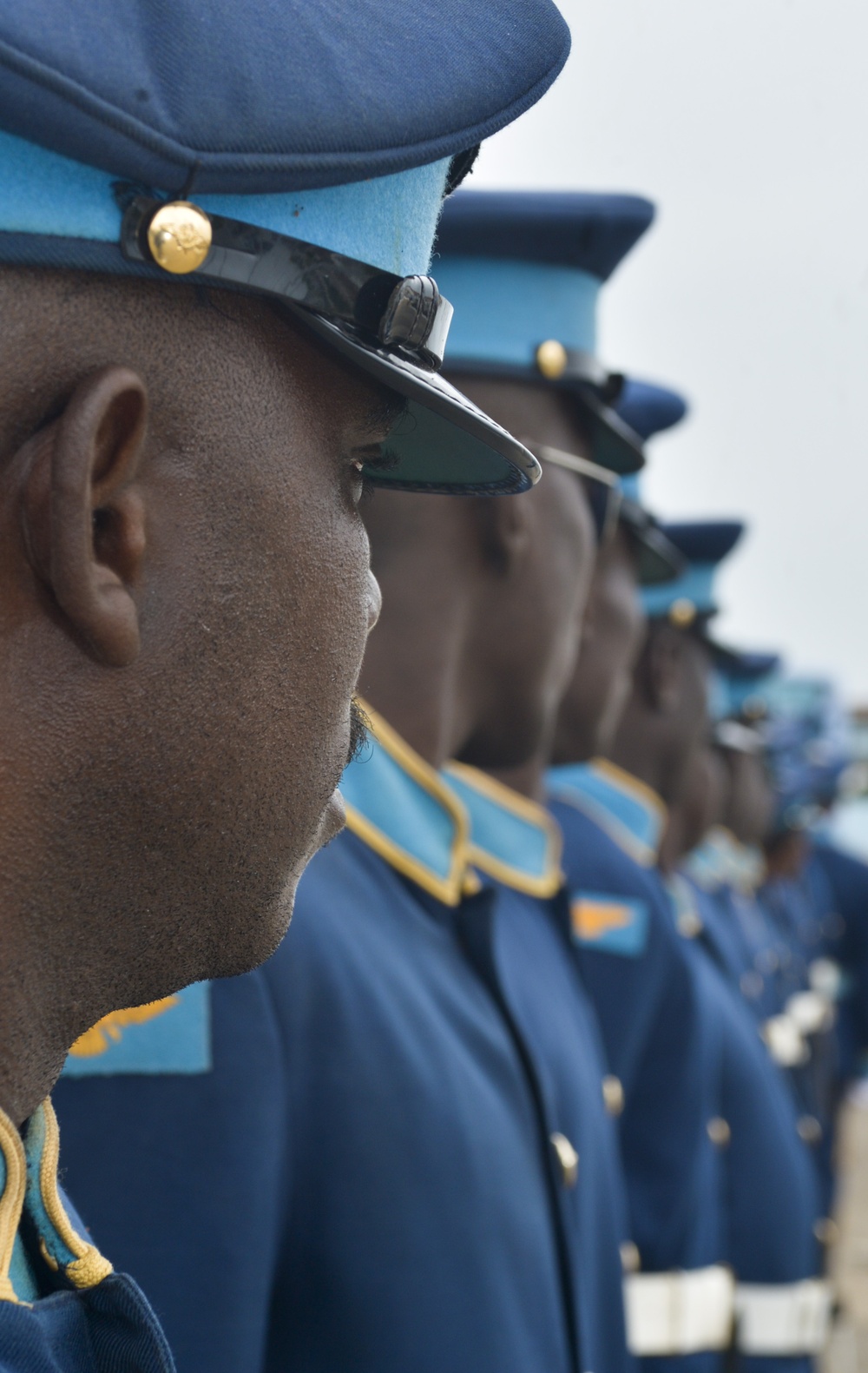 Ghanaian air force guard of honor