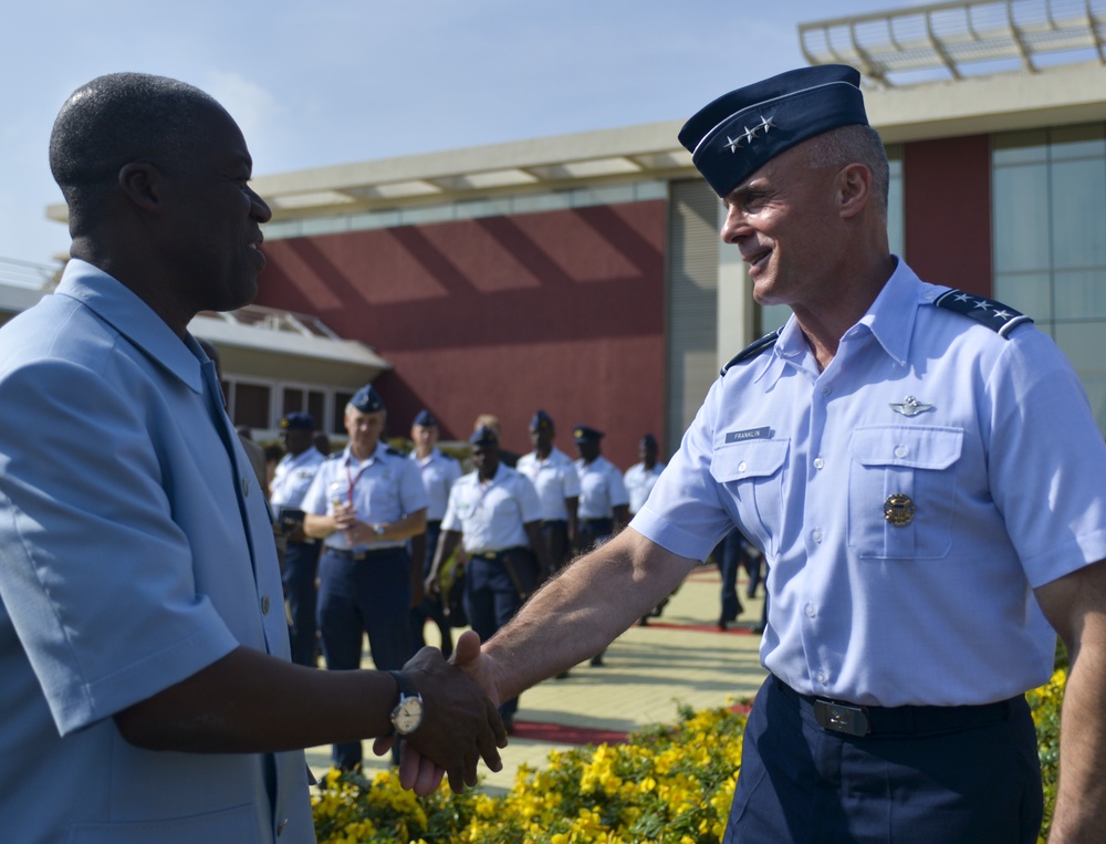 U.S. 3rd Air Force commander meets Ghanaian vice president