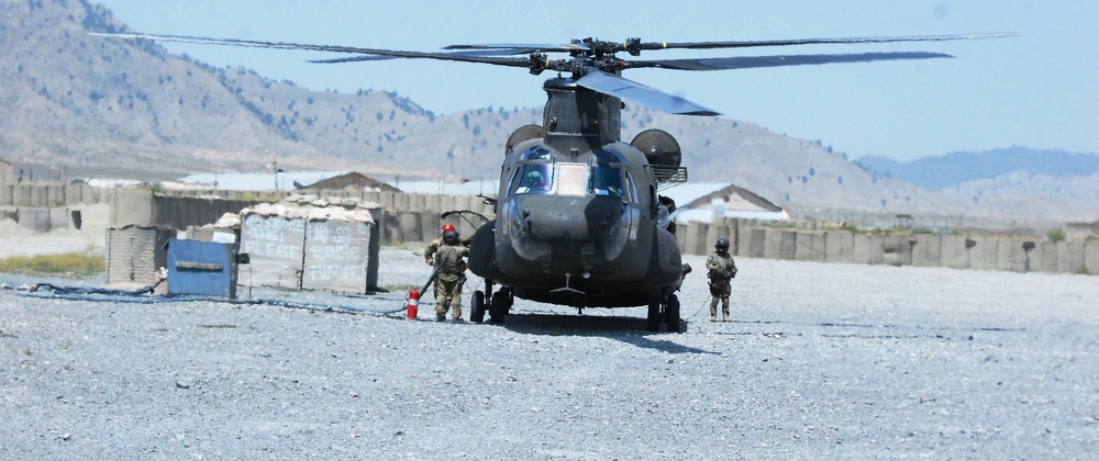 Flying with Task Force Falcon