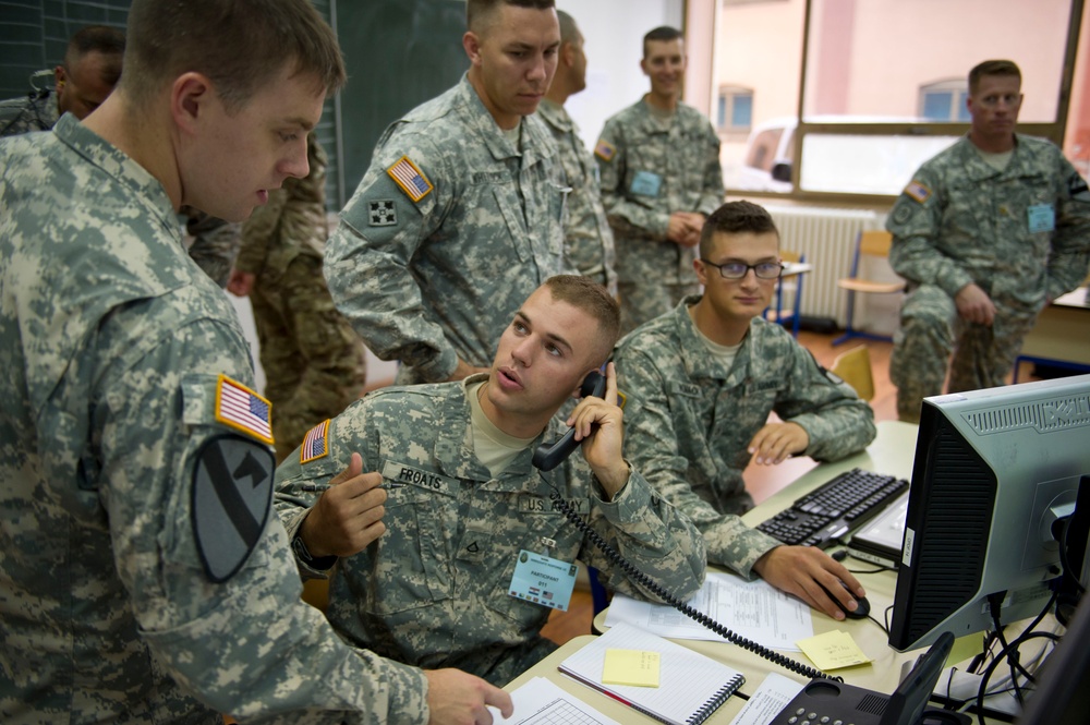 'The CAV is here:' Fort Hood soldiers support EUCOM Training Exercise Immediate Response 13