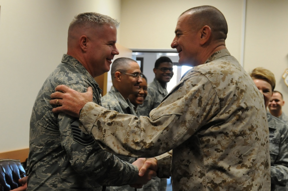 SEAC visits Ramstein, highlights 521st AMOW