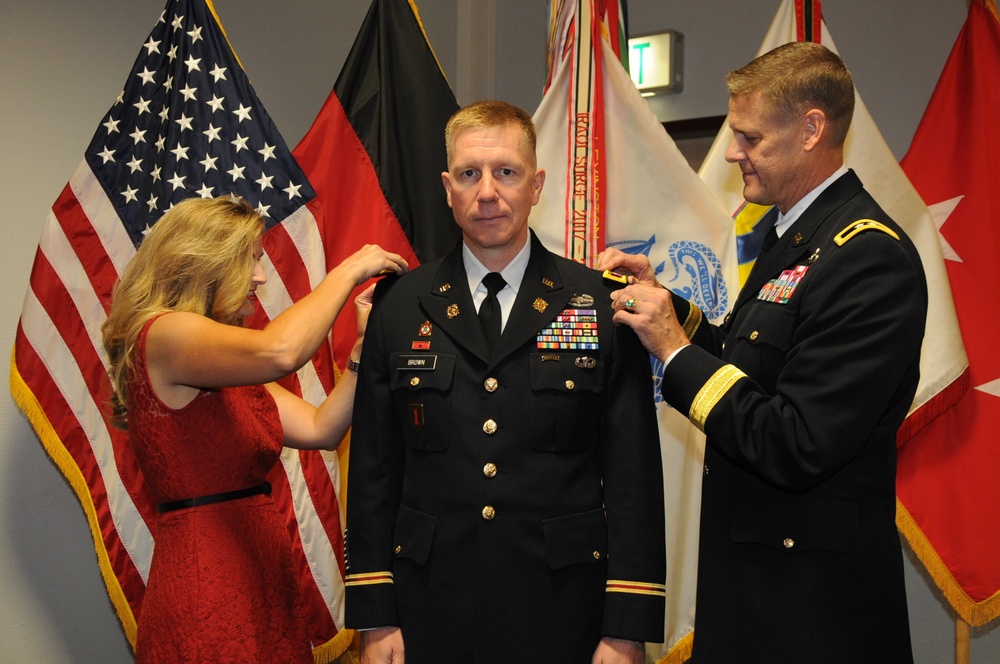 21st TSC Soldier receives promotion to colonel