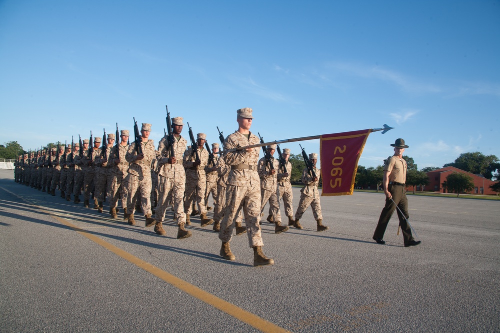 Photo Gallery: Marine recruits graded on drill performance on Parris Island