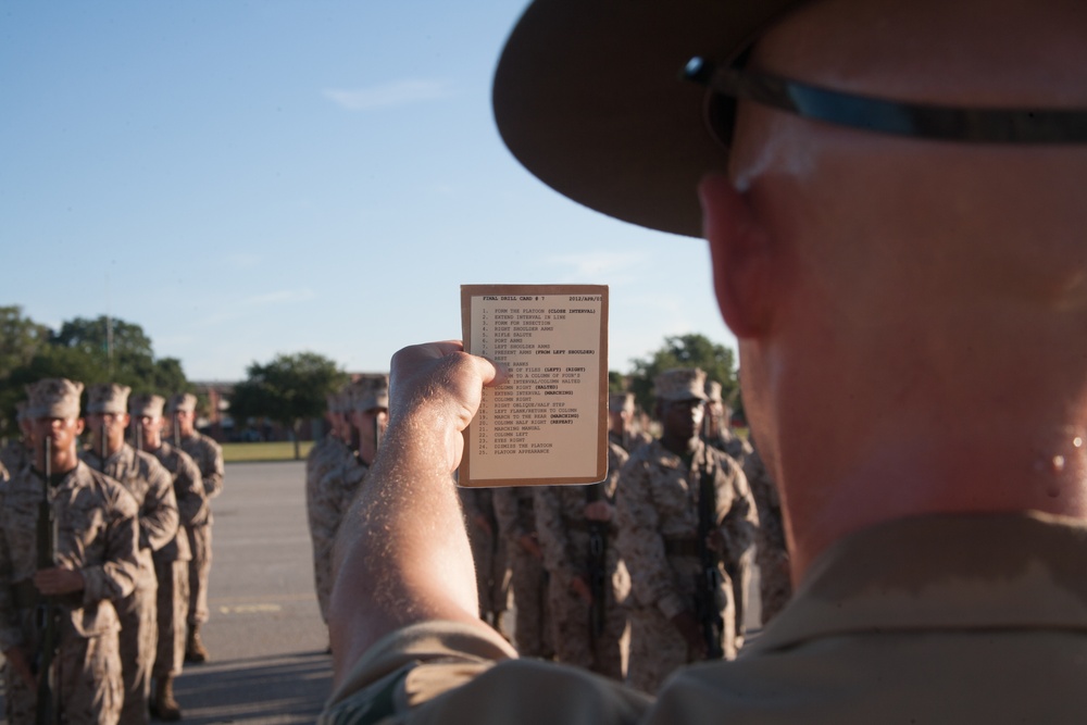 Photo Gallery: Marine recruits graded on drill performance on Parris Island