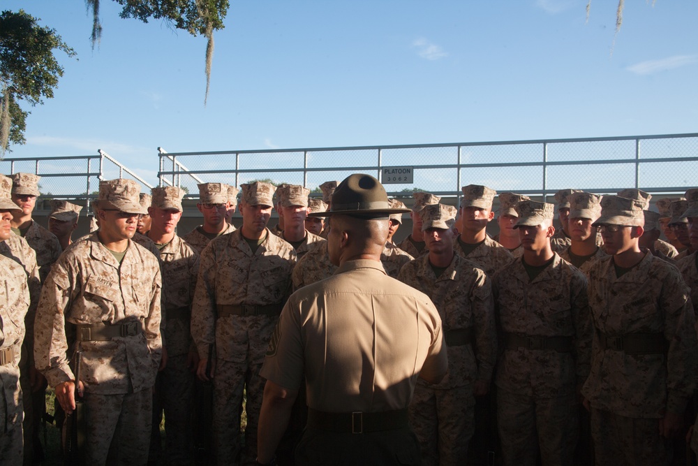 Photo Gallery: Marine recruits graded on drill performance on Parris Island