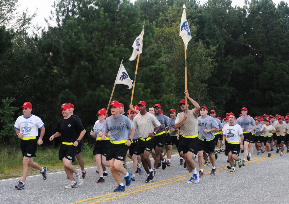 264th CSSB holds rigger 'Red Hat' run at Fort Bragg