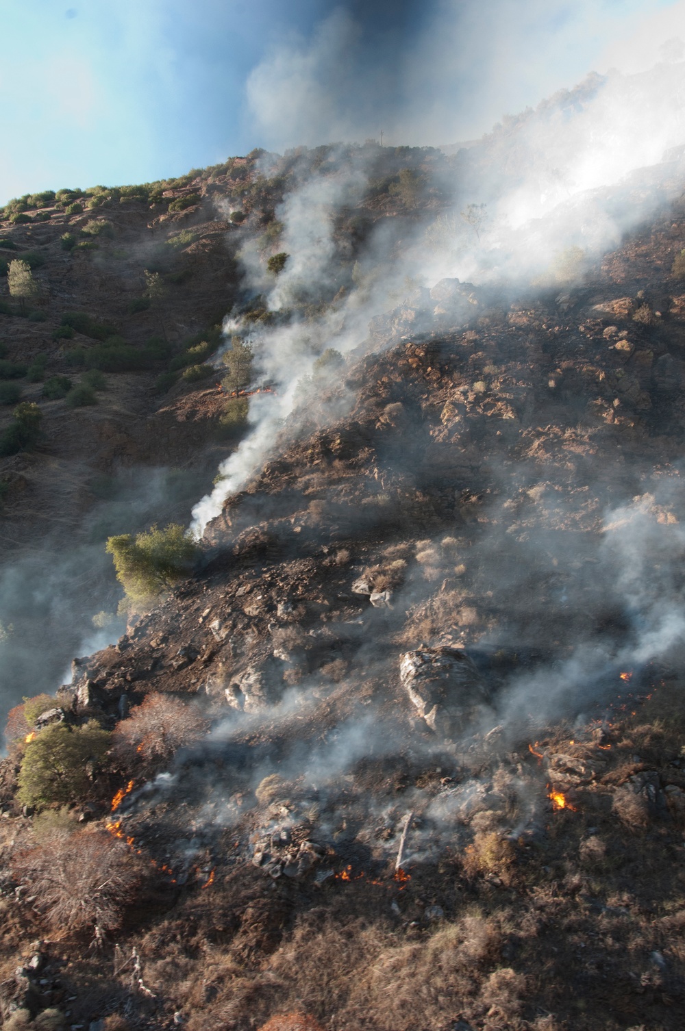 Calif. Guard battles wildfires