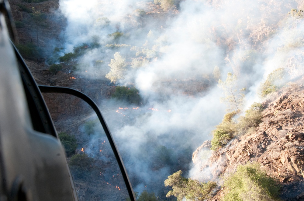 Calif. Guard battles Rim Fire