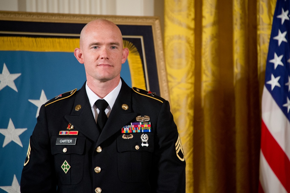 Staff Sgt. Ty Carter receives Medal of Honor