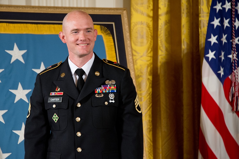 Staff Sgt. Ty Carter receives Medal of Honor