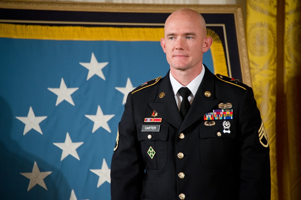 Staff Sgt. Ty Carter receives Medal of Honor