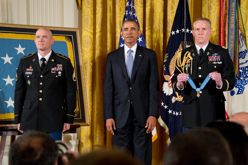 Staff Sgt. Ty Carter receives Medal of Honor