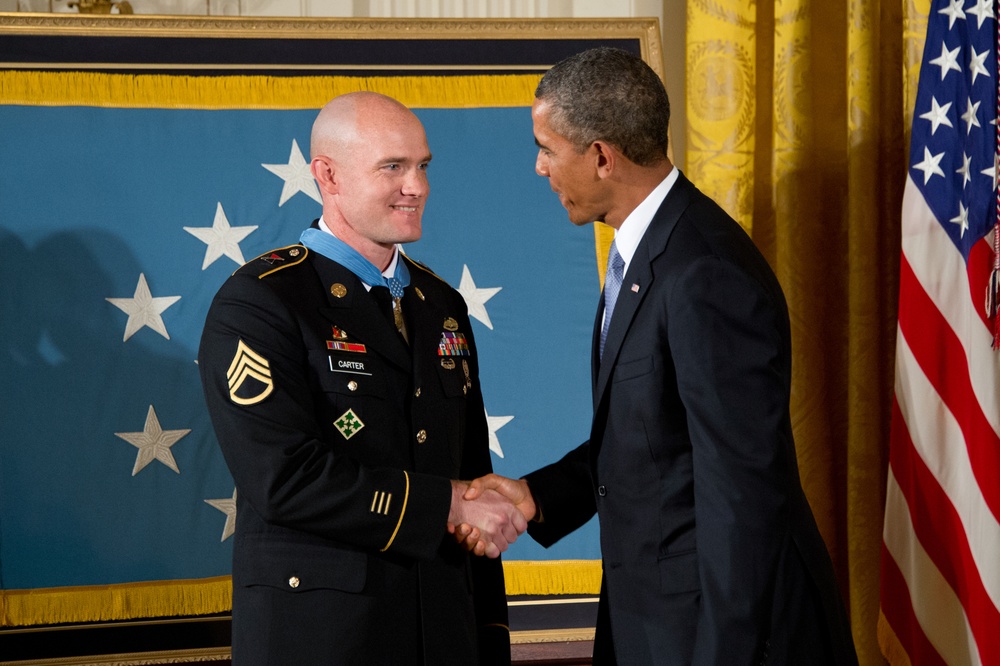 Staff Sgt. Ty Carter receives Medal of Honor