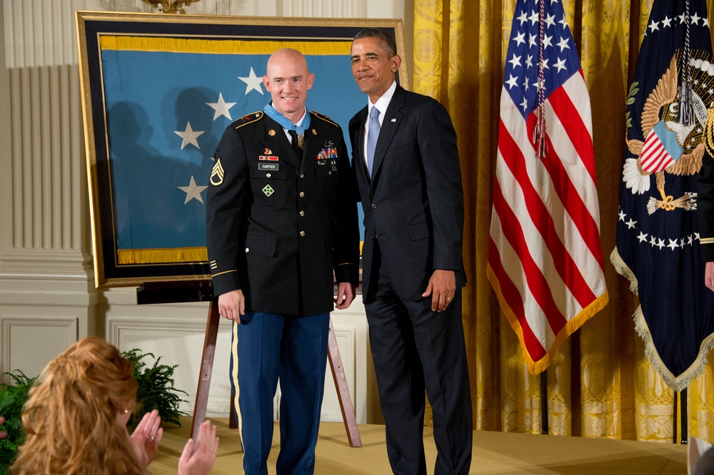 Staff Sgt. Ty Carter receives Medal of Honor