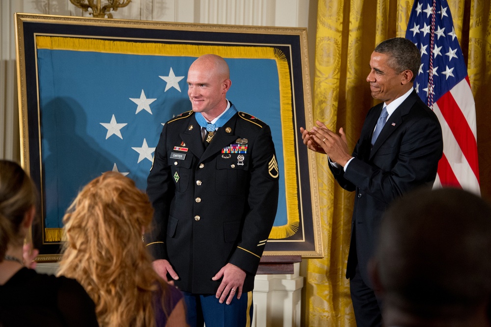 Staff Sgt. Ty Carter receives Medal of Honor