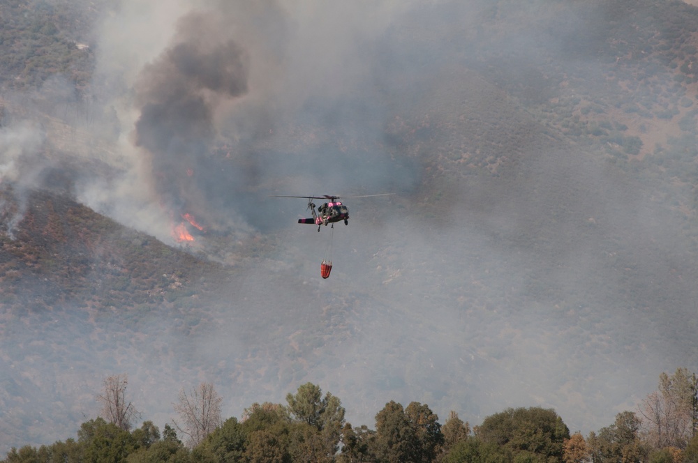 Calif. Guard battles Rim Fire