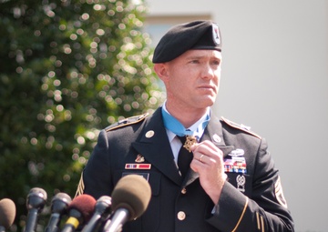 Medal of Honor ceremony in honor of Staff Sgt. Ty Carter