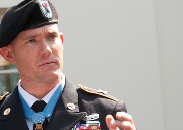 Medal of Honor ceremony in honor of Staff Sgt. Ty Carter