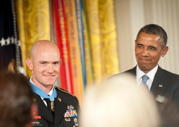 Medal of Honor ceremony in honor of Staff Sgt. Ty Carter