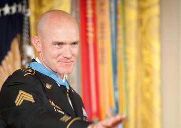 Medal of Honor ceremony in honor of Staff Sgt. Ty Carter