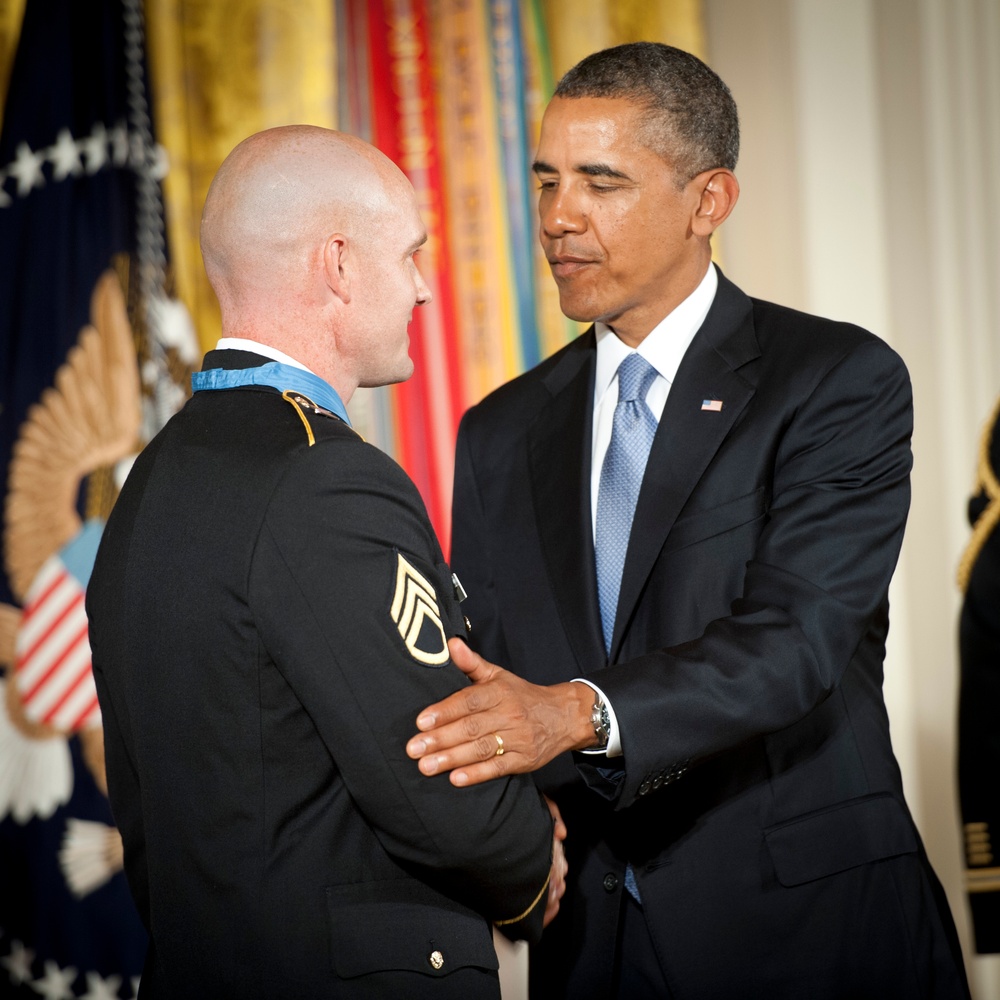 Medal of Honor ceremony in honor of Staff Sgt. Ty Carter