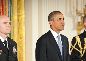 Medal of Honor ceremony in honor of Staff Sgt. Ty Carter