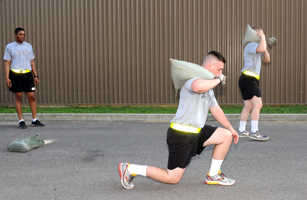 Soldiers stay physically fit in nature’s gym