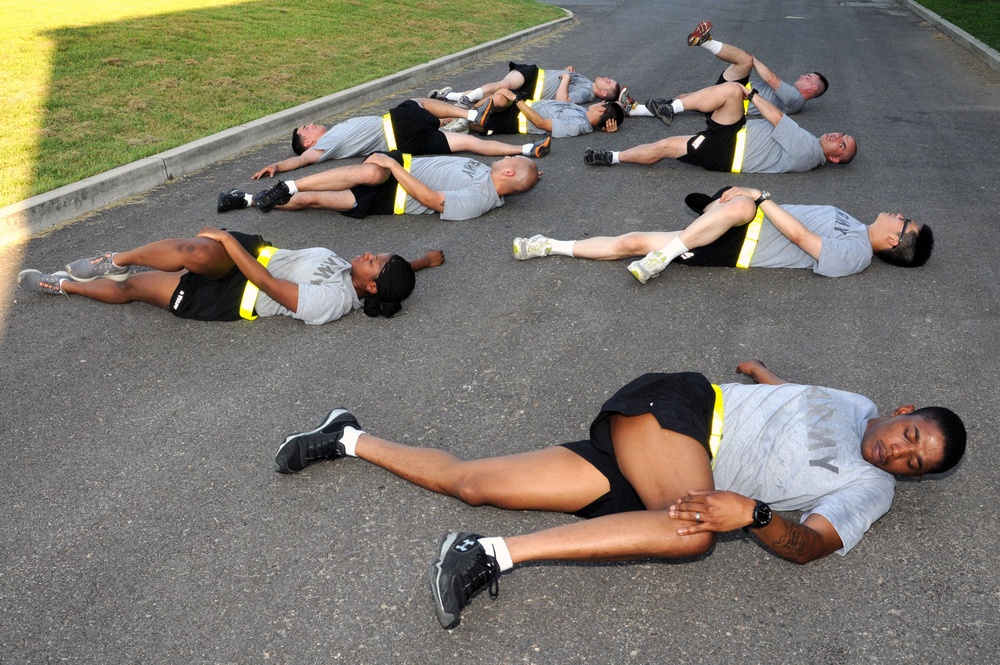 Soldiers stay physically fit in nature’s gym