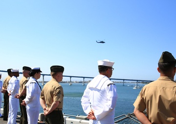 USS Boxer departs San Diego