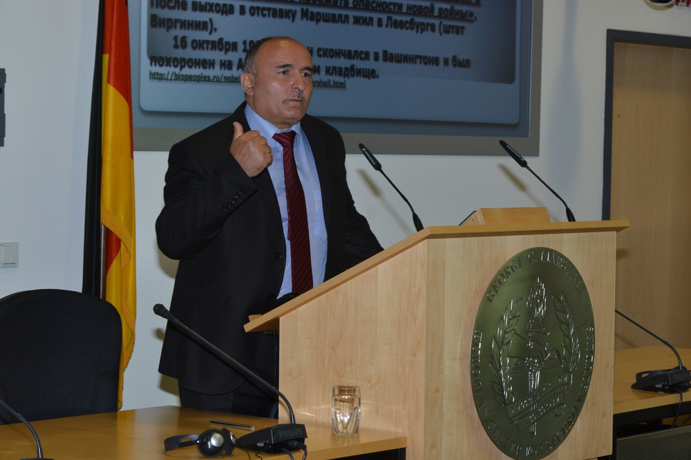 Narcotics, Central Asia security highlight researcher’s work at DOD regional center