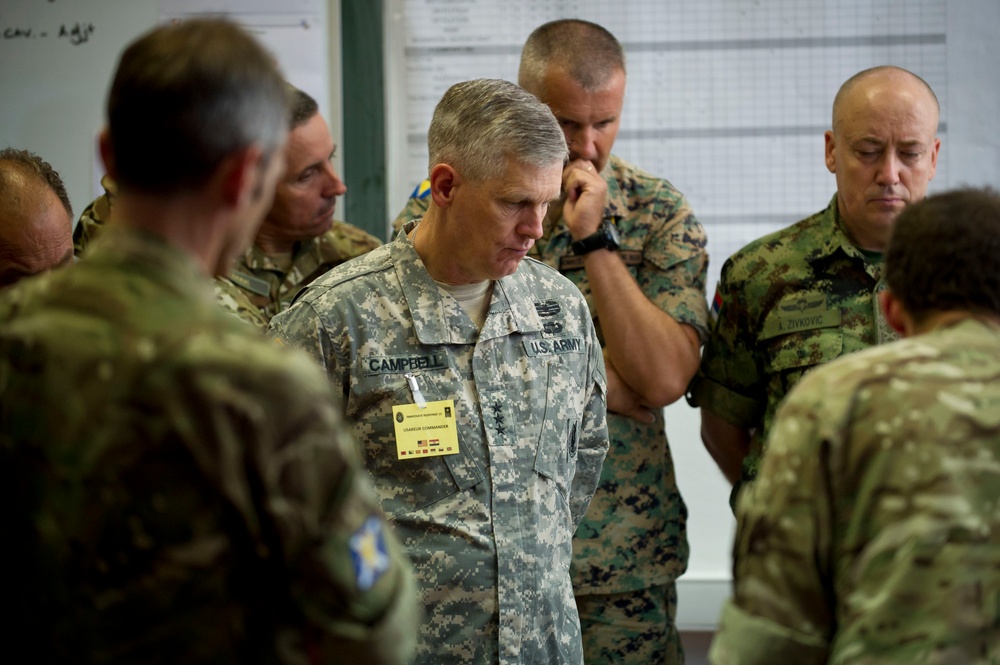 USAREUR Commanding General visits Immediate Response 13