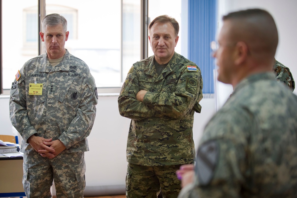 USAREUR Commanding General visits Immediate Response 13