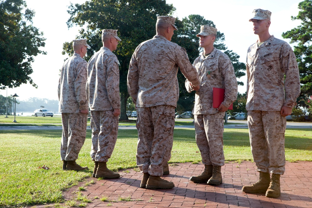 Morning Colors Award Ceremony