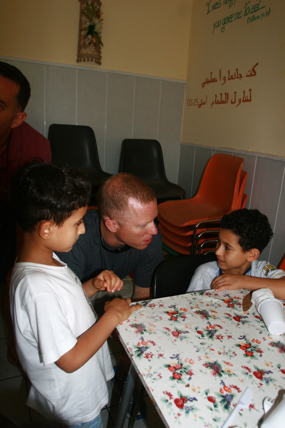 Special-Purpose Marine Air-Ground Task Force Africa 13 pass out food to homeless