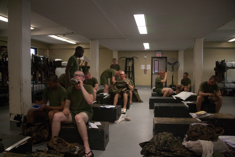 Photo Gallery: Marine recruits cherished free time short on Parris Island