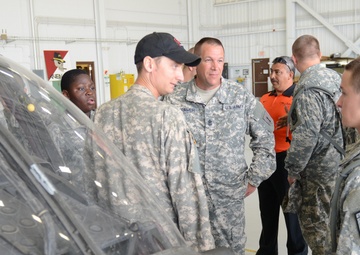 St. John’s students visit the ‘Demon’ Brigade