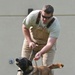 Air Force Security Forces train with K9 companions