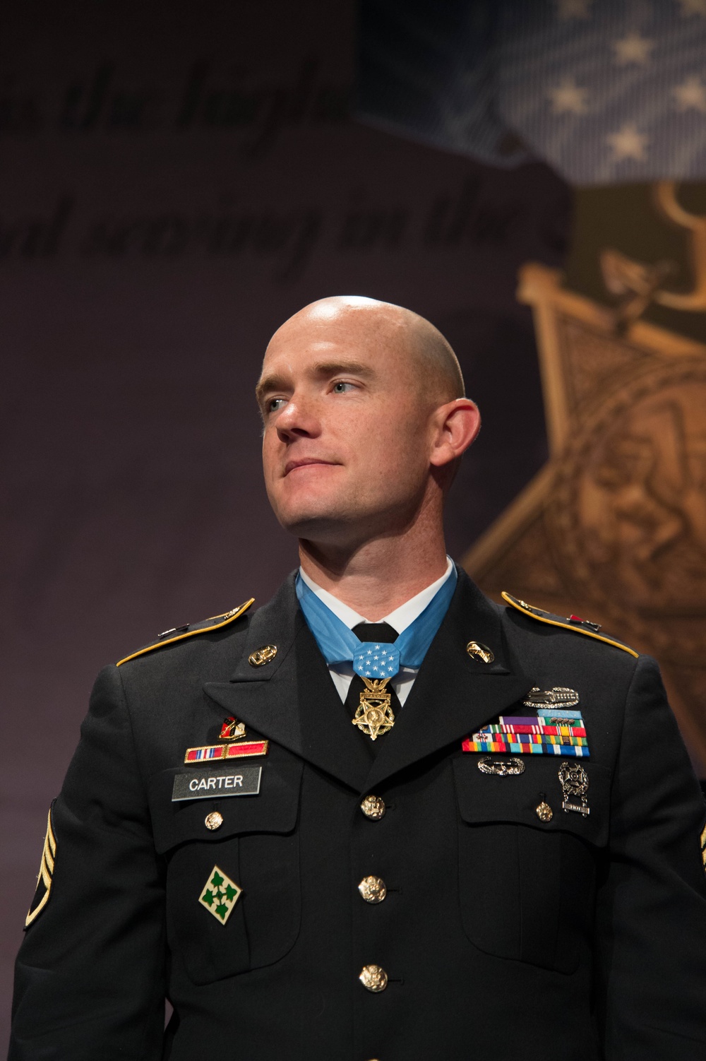 Medal of Honor Hall of Heroes Induction Ceremony in honor of US Army Staff Sgt. Ty Michael Carter